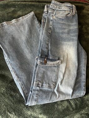 YMI Light Blue High-Rise Skater Jeans